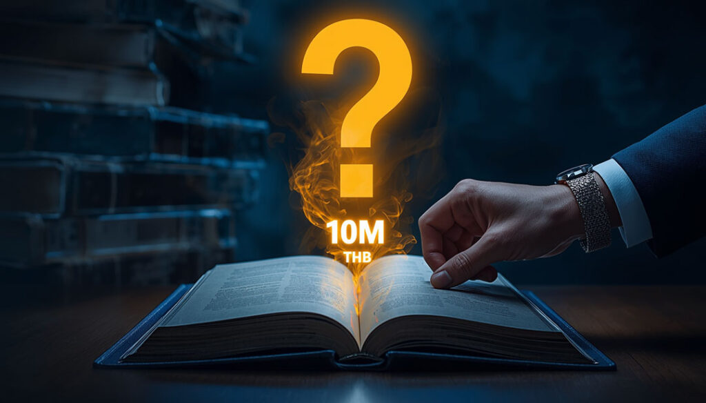 หนี้เงินกู้ยืมกรรมการ 10 ล้านบาทในงบการเงินที่ไม่มีการเซ็นสัญญาเงินกู้